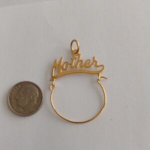 90's Goldbond 'Mother' Pendant